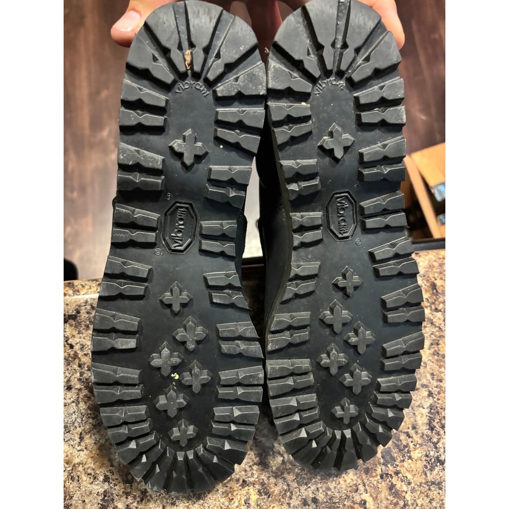Belleville Mens Black Leather Gore-Tex Waterproof Combat Boots Vibram Size 9R - Picture 5 of 16